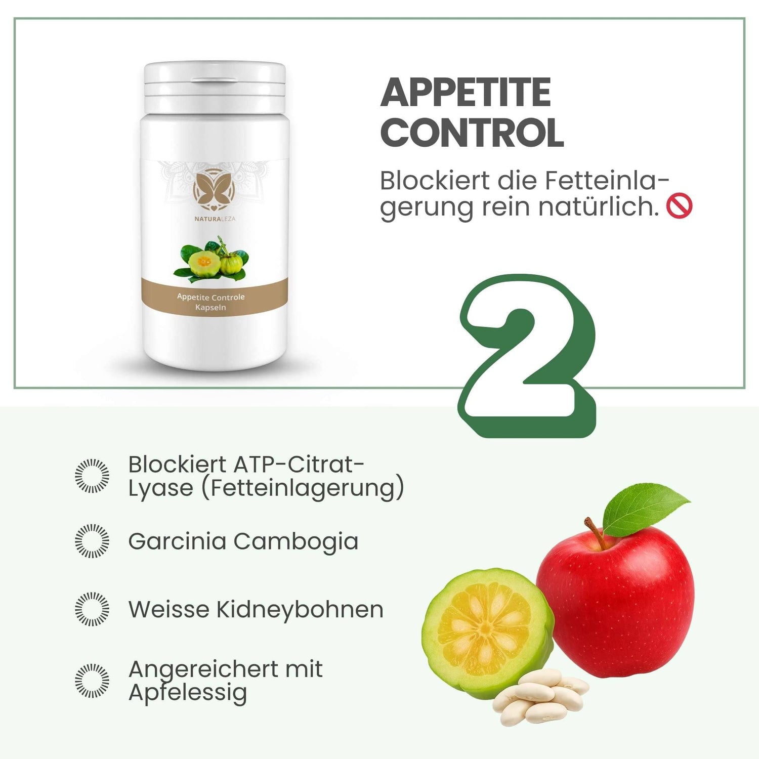 Appetite Control Kapseln Metabo Burn Naturaleza